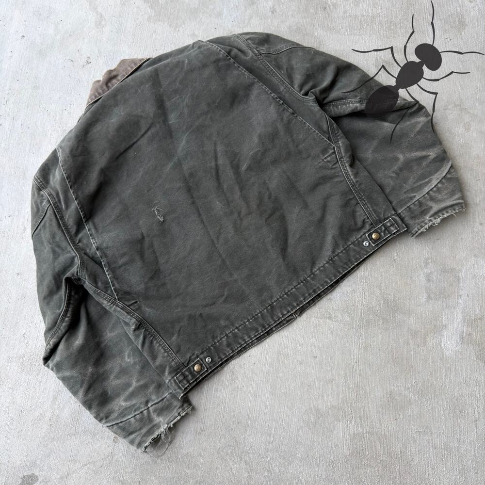 Carhartt J97 MOS green Detroit work wear jacket - Picture 6 of 9